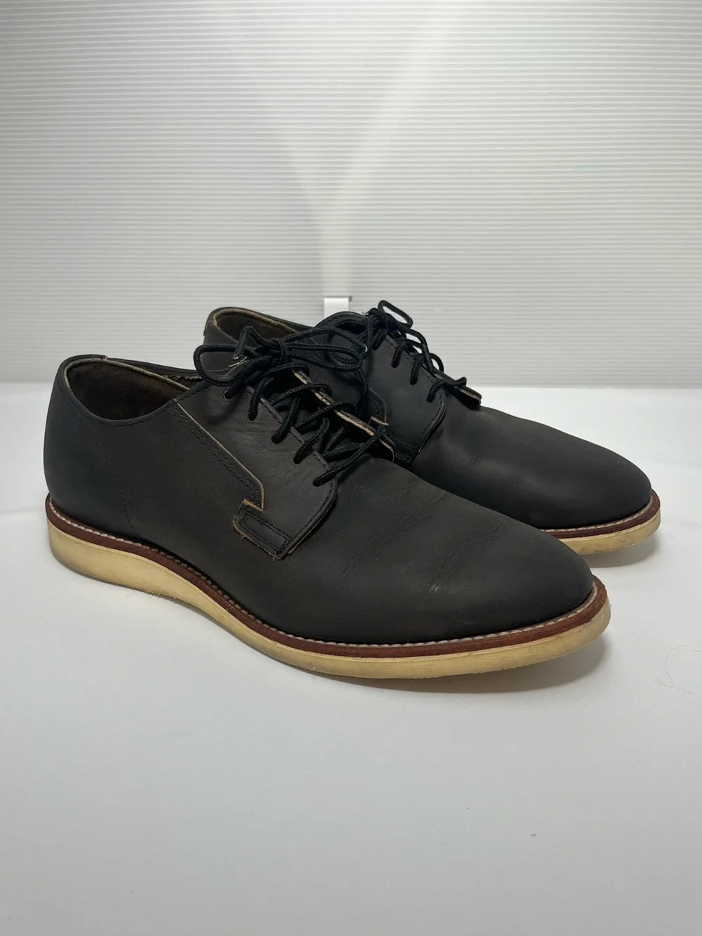 Red Wing Heritage 3119 Postman Oxford Charcoal Rough & Tough Leather Men's 9.5 D